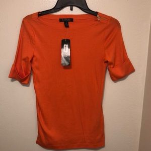 RALPH LAUREN short sleeve top size  XS